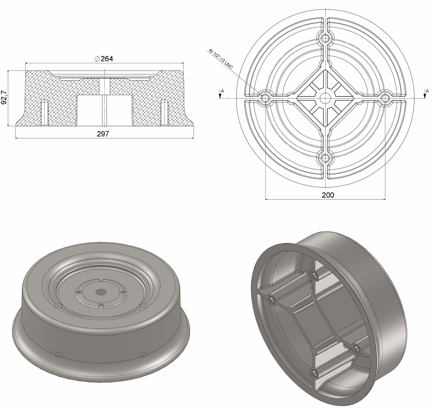 B - COMPLETE WITH METAL PISTON (AMERICAN TYPE) : Partolium